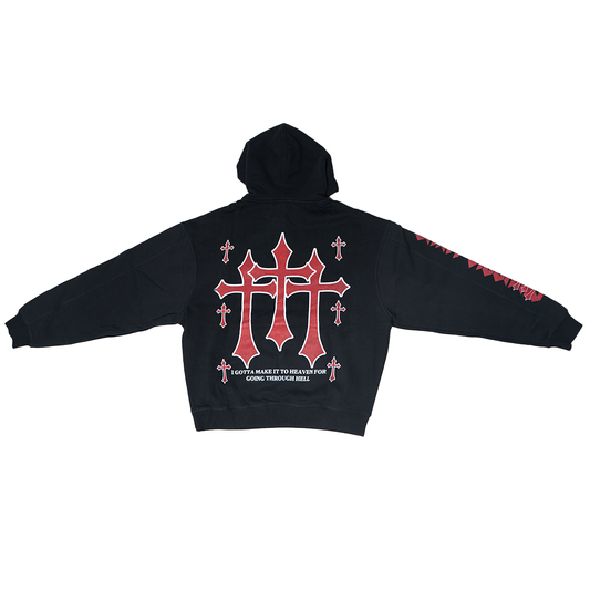 Bred "Crosses" Hoodie