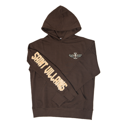 Chocolate Tan "Crosses" Hoodie