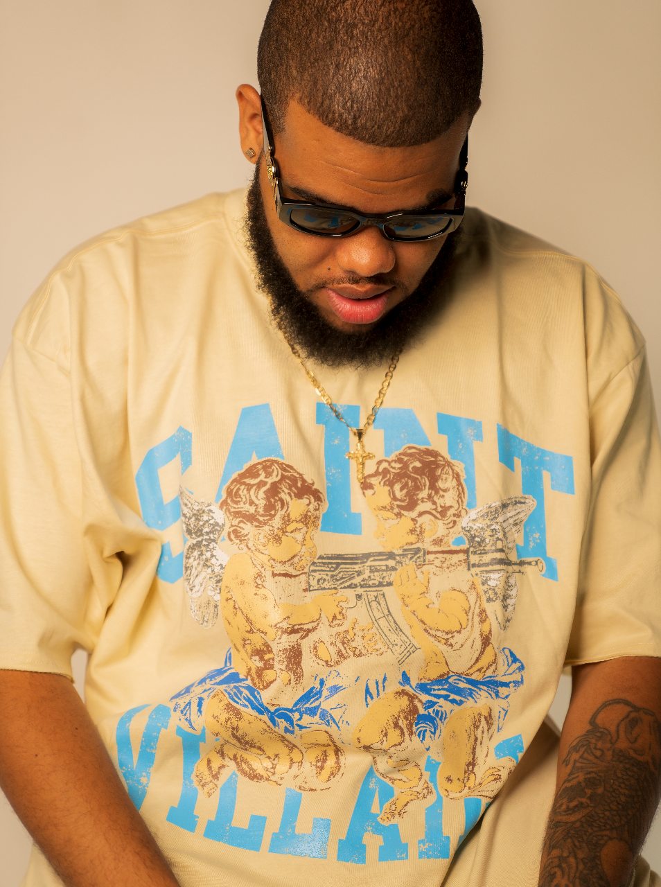 Baby Beige Blue "Baby Draco" T-Shirt